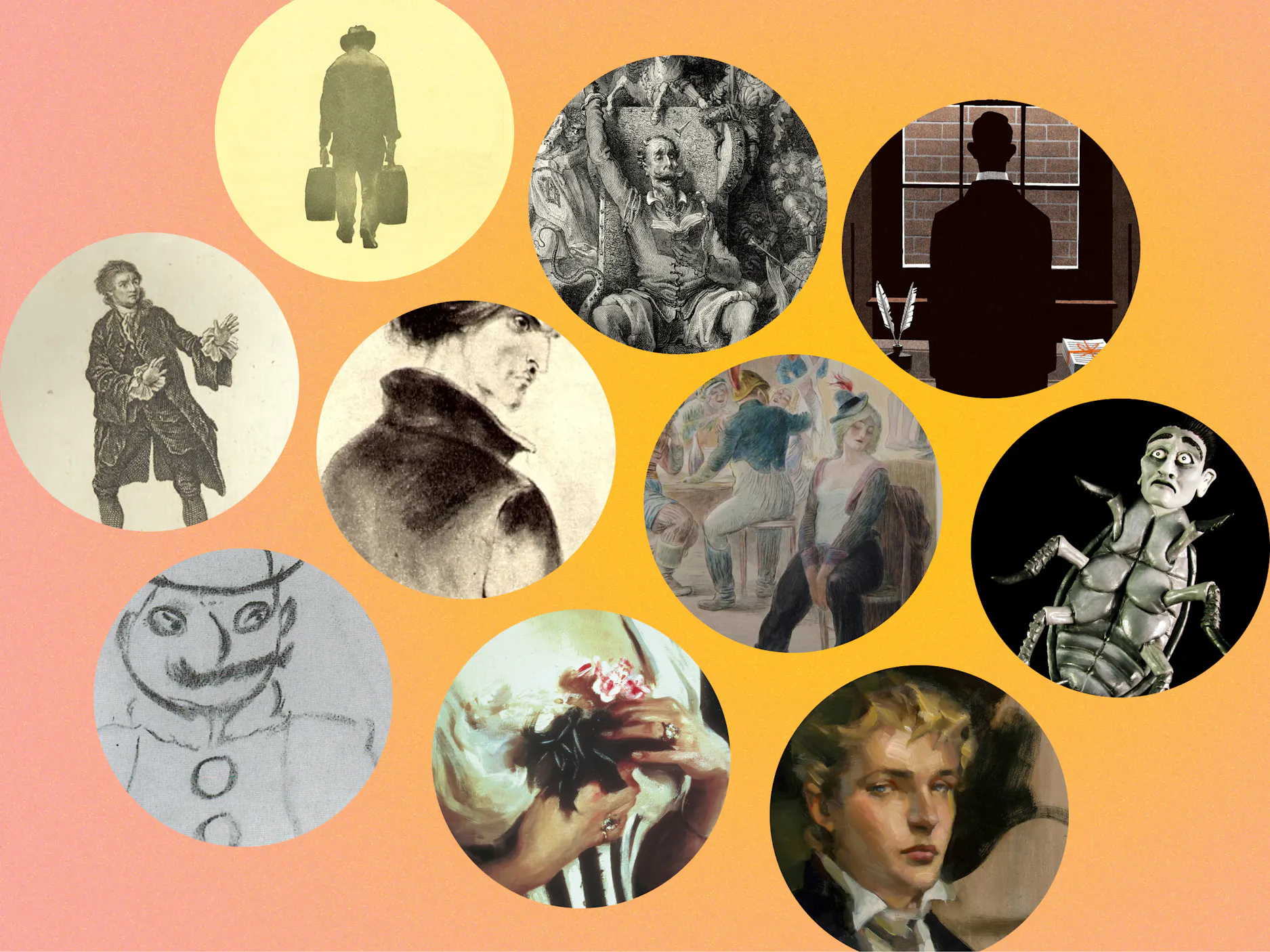 Grafika vseh desetih izmišljenih podkastov